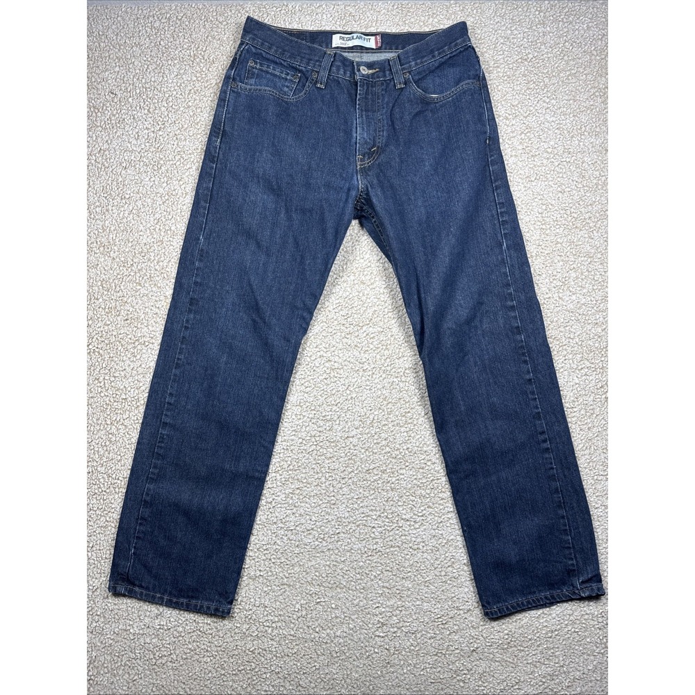 Vintage Levis 505 Jeans Mens 32x30 Blue Straight Leg Denim Regular Fit Y2K 90s